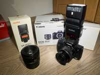 Canon  eos m50 +obiectiv 50mm f1.8