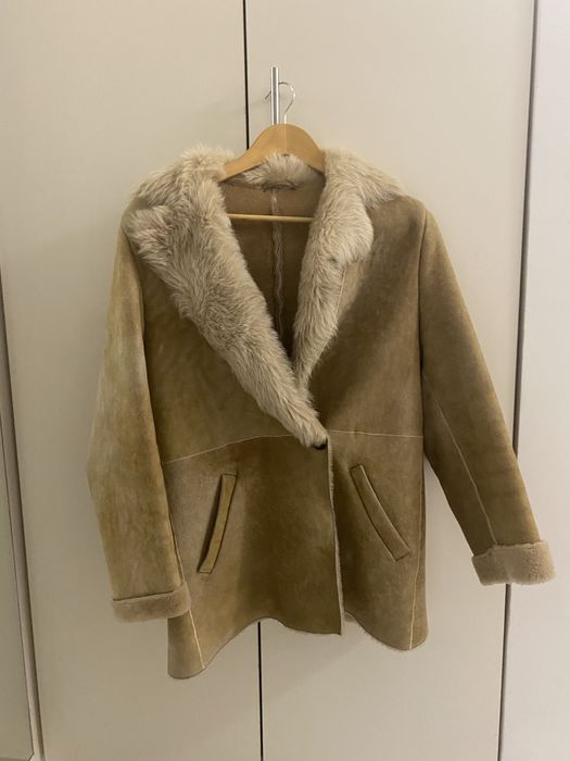 Женско палто Massimo Dutti от овча кожа в перфектно състояние