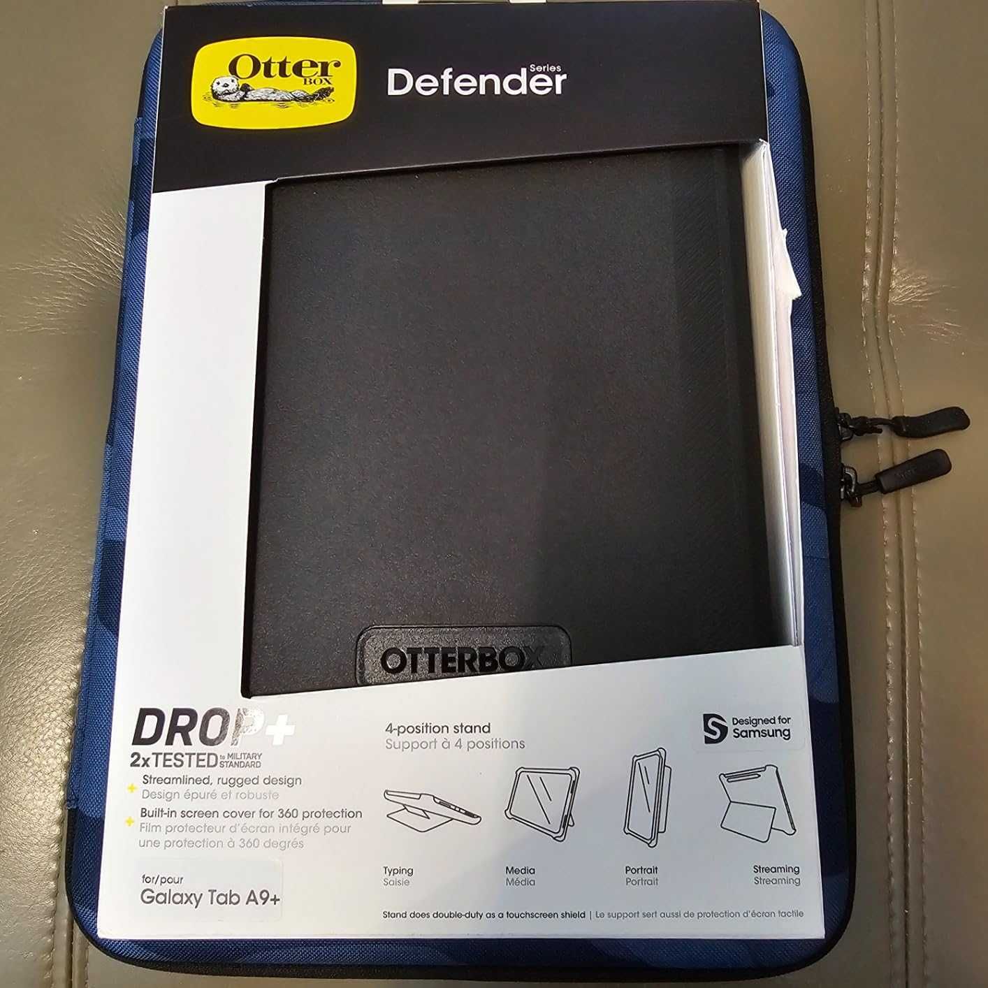 Калъф OtterBox Defender за Samsung Galaxy Tab A9+, черен