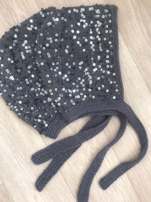 Чепчик с пайетками. Паутинка кофта мохер шелк состав.