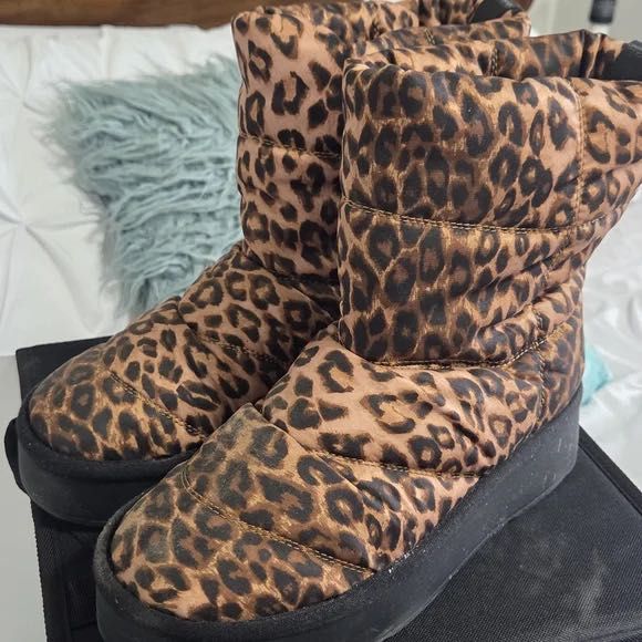 Дамски леопардови ботуши Zara