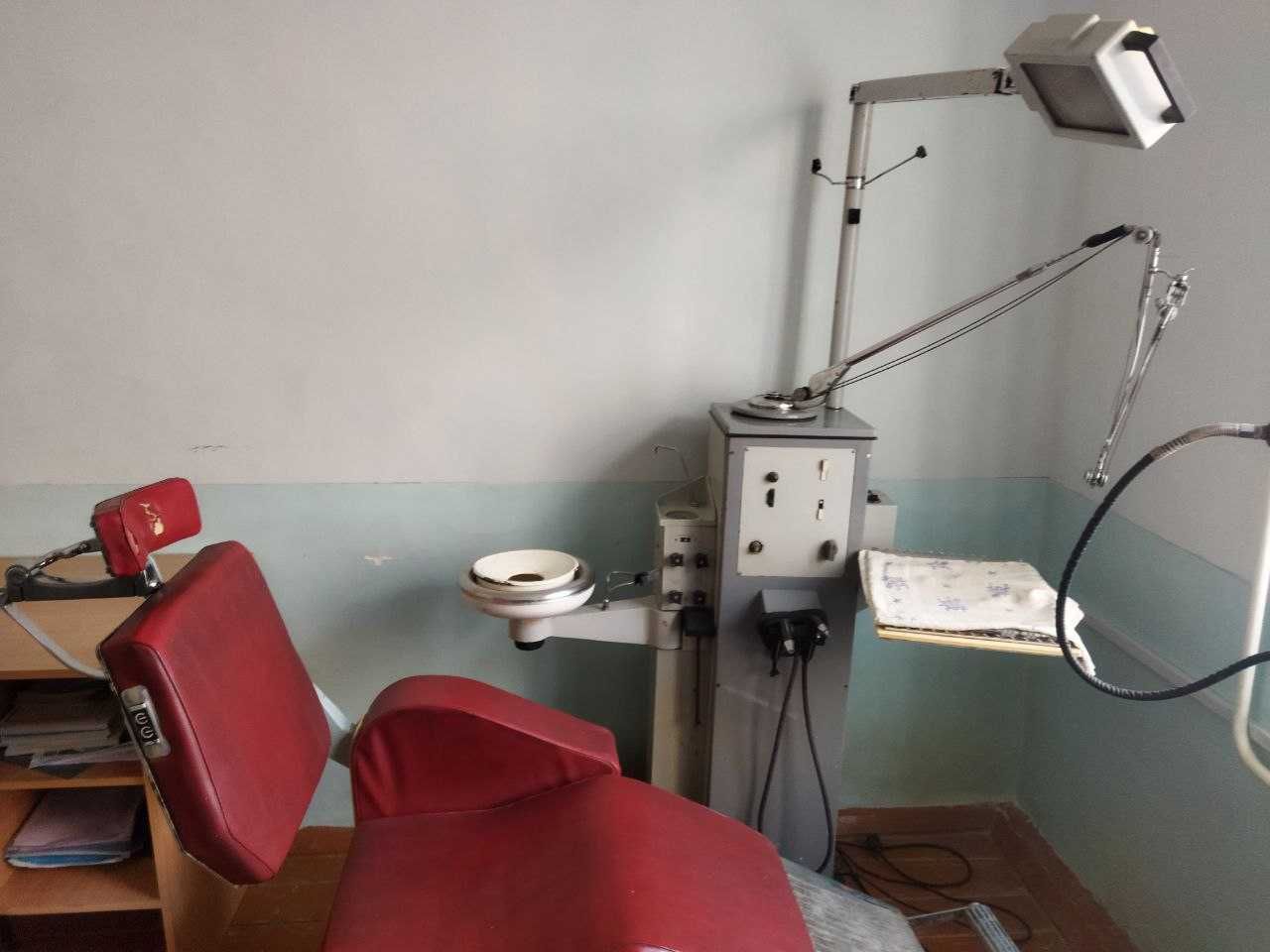 Зуботехнический аппарат Самсон, микрометр,щипцы, кресло,бормашина,