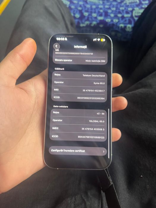 iPhone 15 Pro 128GB 90% Battery Health Impecabil