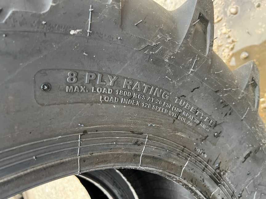 Cauciucuri noi 14.9-24 marca OZKA cu 8 pliuri pentru tractor spate