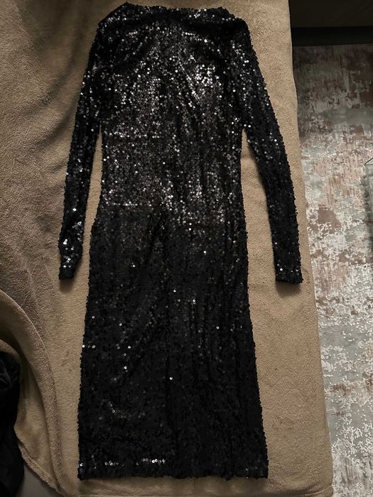 Rochie neagra din paiete marca Blanco