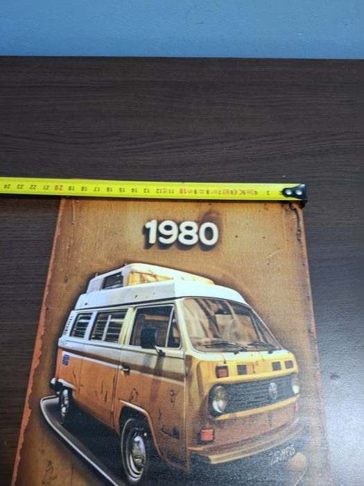 Метална табела фолцфаген Т25 1980г.