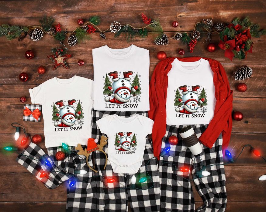 Забявни Коледни тениски за малки и големи