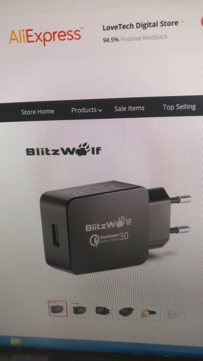 incarcator priza qc 3.0 blitzwolf nou model bw-s5