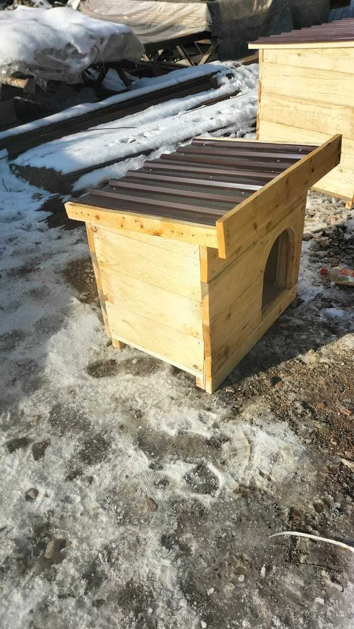 Будка для собак домик на зиму теплое для алабая Собачьи дом Вольер