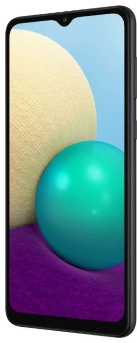 Смартфон Samsung Galaxy A02  Black 6.5" 1600 x 720, 3/32Gb В