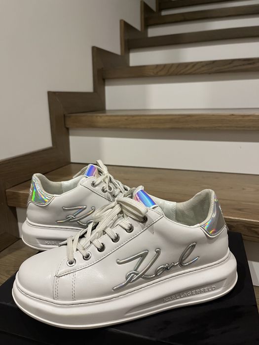 Кожени спортни обувки Karl Lagerfeld