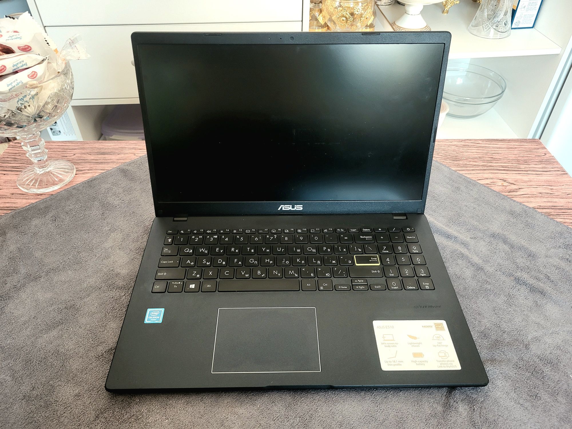 ASUS E510 LAPTOP ноутбук intel celeron | 4GB | 128GB | 15,6" | FHD TN