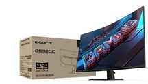 Monitor GIGABYTE 2K 31.5 INCH Curbat Folosit 3 LUNI, practic nou.