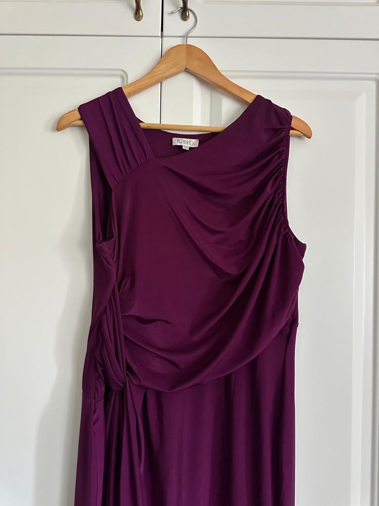 Rochie lunga de ocazie , culoare mov , masura L Nissa