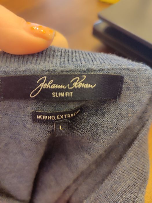 Мъжки пуловер Johann Konen,100%Merino Extrafine