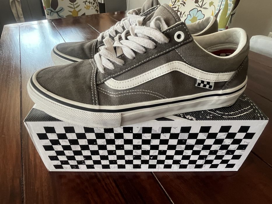 VANS Skate old skool pewter/white