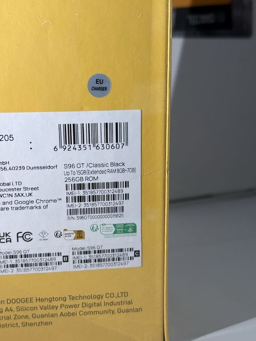 Doogee S96 GT, LCD 6.22", 256GB ROM, Sigilat, Transport INCLUS