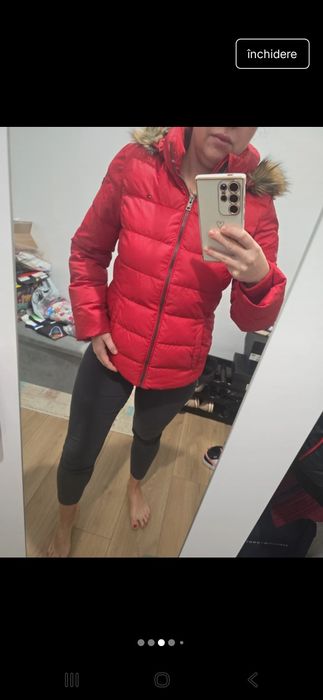 Geaca de iarna tommy hilfiger marime s-m