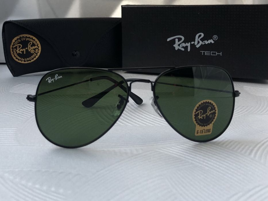 мъжки слънчеви очила авиатор минерално стъкло