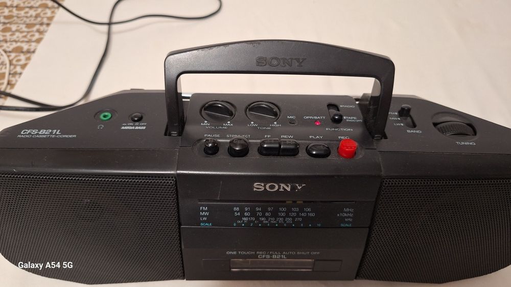 Radiocasetofon Sony
