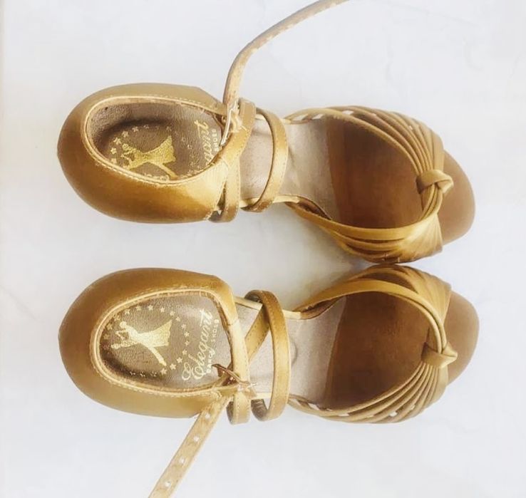 Новые туфли Латина, размер 22,0 (35-36), каблук 5,3