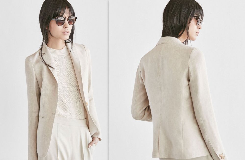 NOU! Sacou dama din in MASSIMO DUTTI