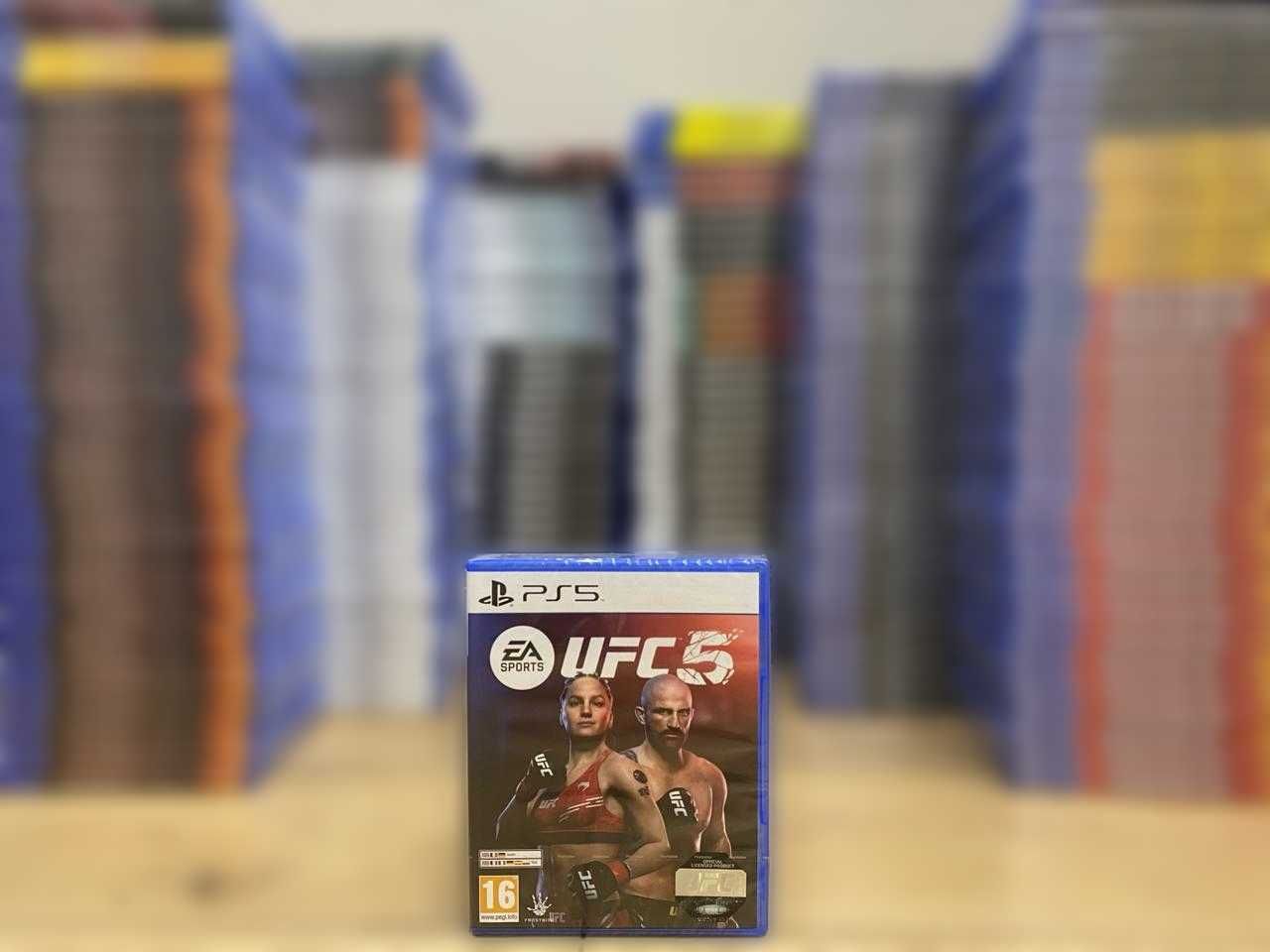 Новый Запакованный UFC 5 PS5 Большой Выбор Дисков PS4 и PS5
