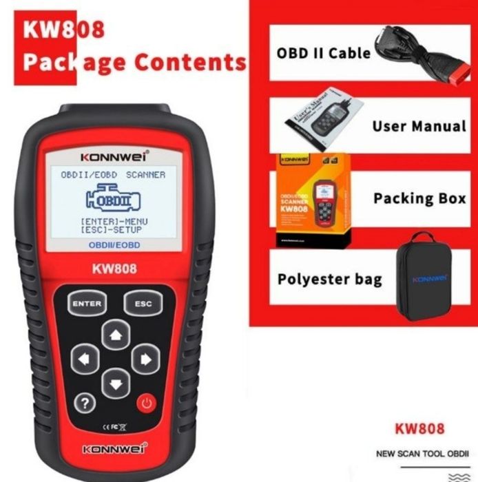 Aparat de diagnoza Tester auto profesional KONNWEI KW808