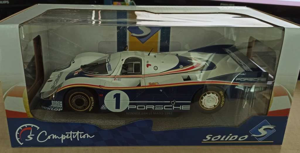 Macheta Porsche 956 LH Castigator Le Mans 1982 - Solido 1/18