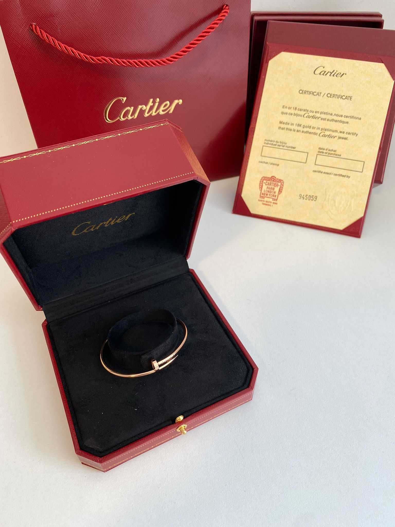 Brățară Cartier Cui Small 15 Rose Gold 750 cu cutie