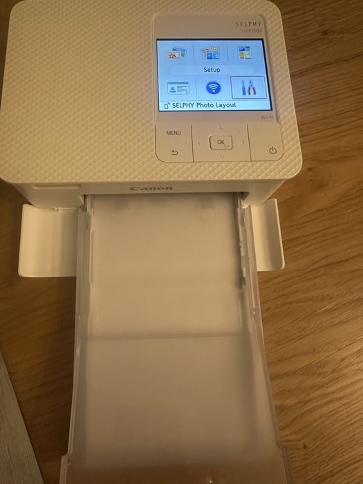 Imprimantă foto Canon SELPHY CP1500 + hârtie Canon RP-108