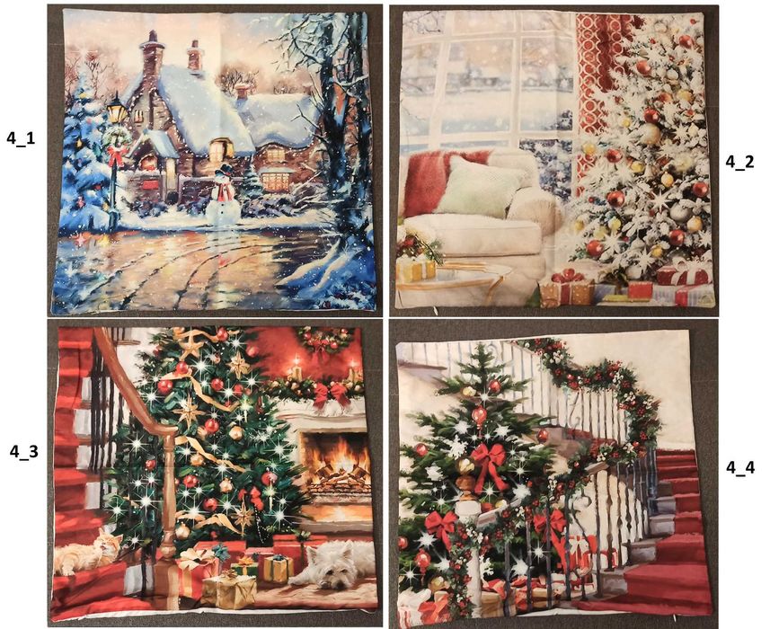 Коледни декоративни калъфки