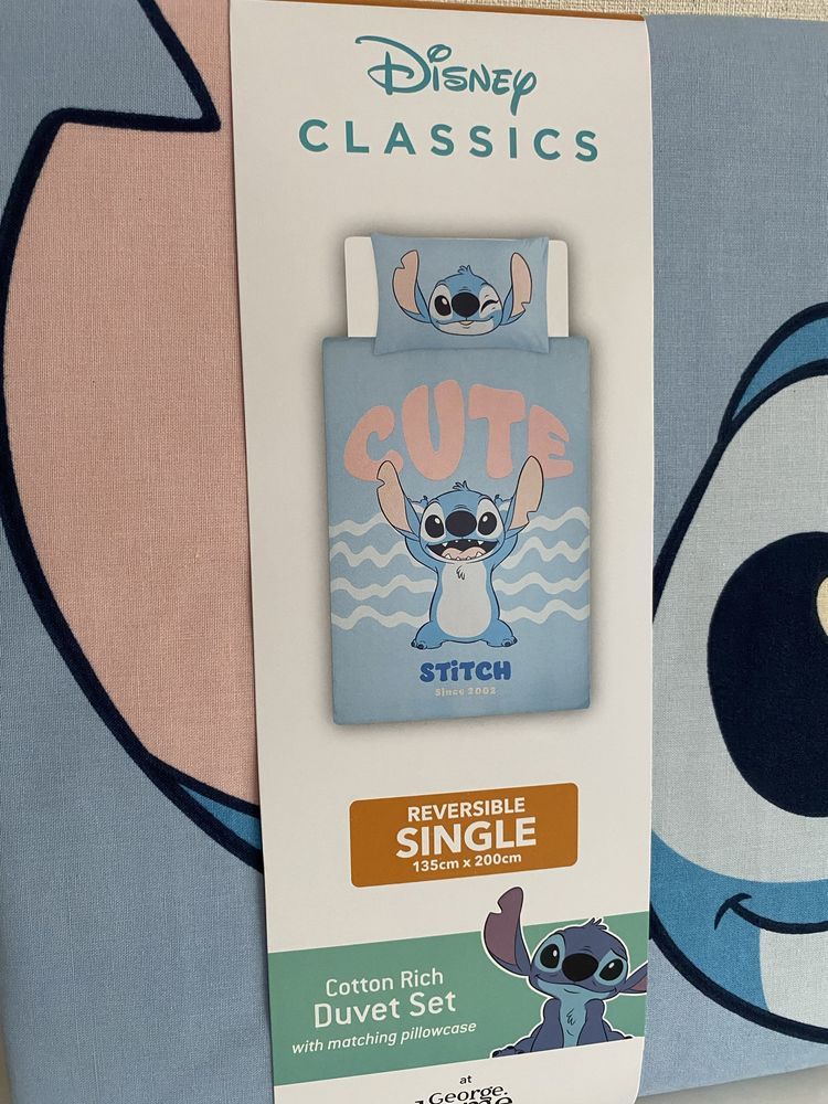 Детски спален комплект Disney Stitch , Стич, спално бельо