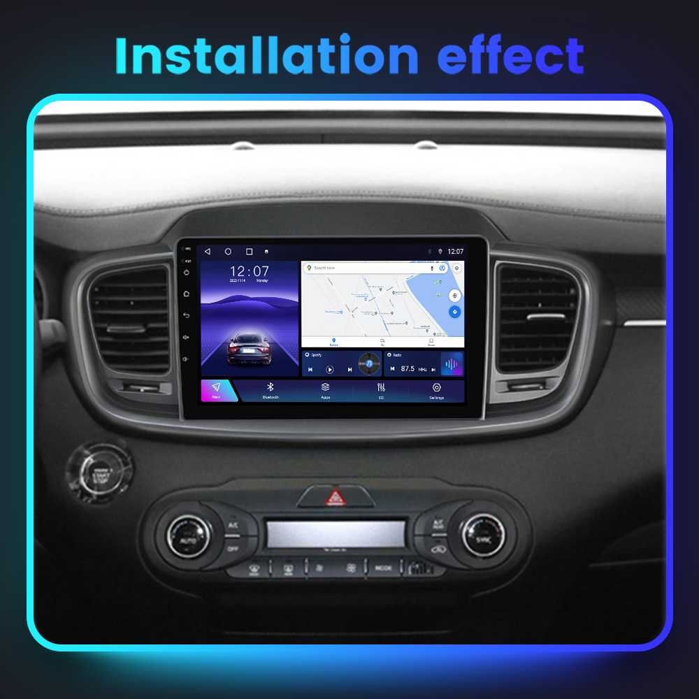 Navigatie Android 13 KIA SORENTO 20014- 18 1/8 Gb Waze CarPlay +CAMERA