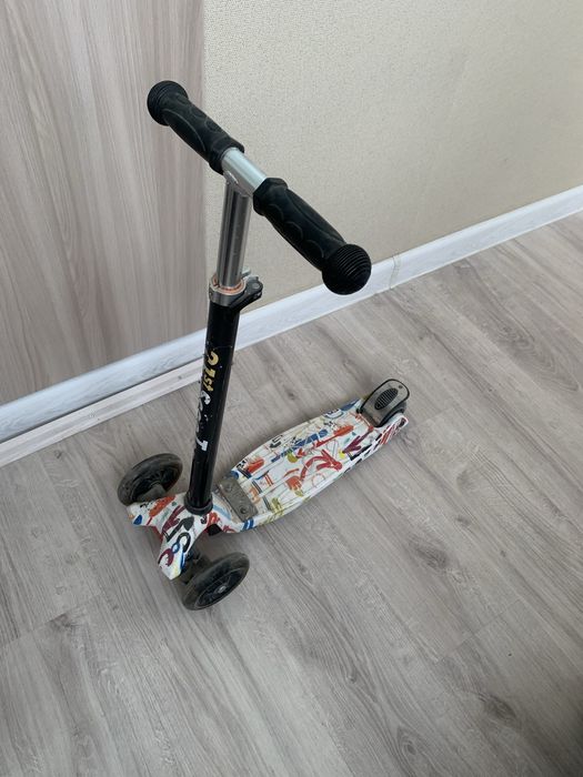самокат б/у 3 колеса