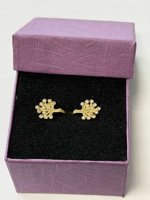 *** Много Красиви ***  Златни обеци 1.19гр 14к