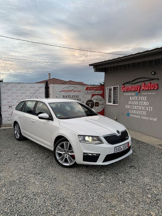 Skoda Octavia RATE/GARANTIE2.0diesel 184cp RS xenon automat piele FULL km reali