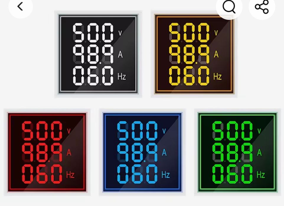 Волтампхерцметър AC 20-500v