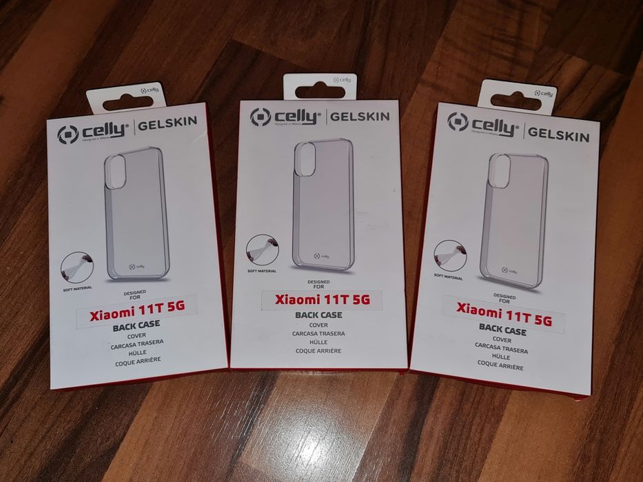 Husa silicon originala Celly Gelskin Back Case Xiaomi 11T 11T Pro 5G