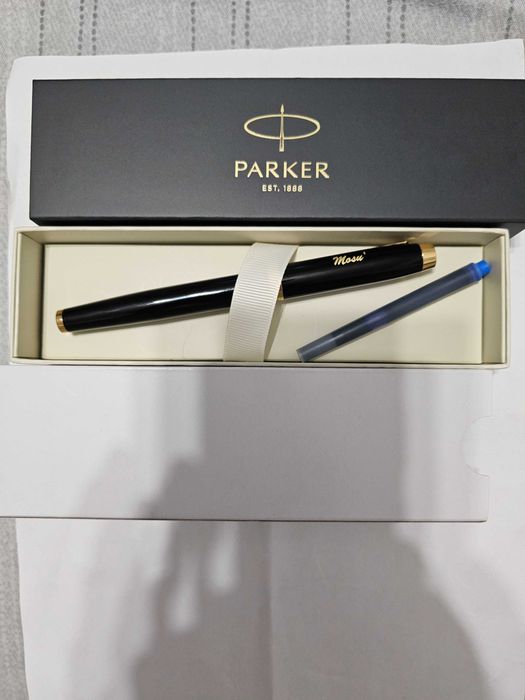 Stilou Parker IM Royal Core Black Lacquer GT - Personalizat
