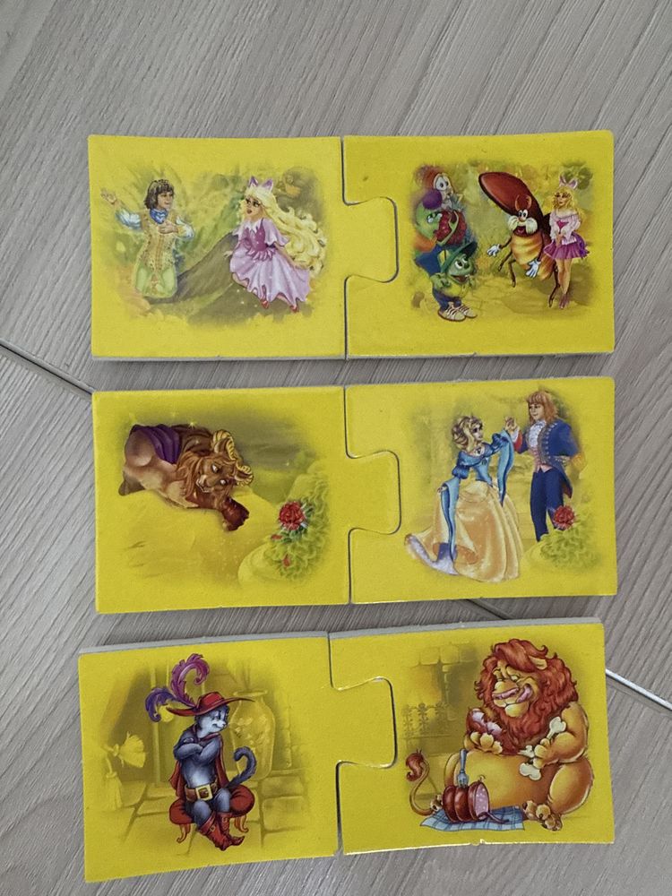 Пазлы сказки детские плотные