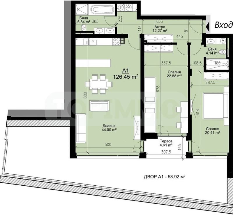 Продава се Тристаен апартамент в Варна, Бриз - 144 кв.м за 1666 €/кв.м - Снимка #4