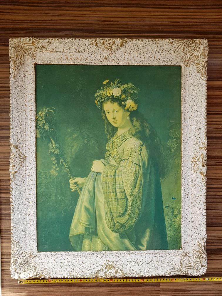 Tablou reproducere pânză Rembrandt - Saskia as Flora