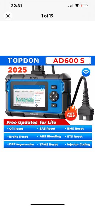 Диагностика TOPDON AD 600 S