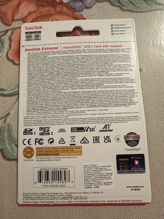 Card microsd 32gb