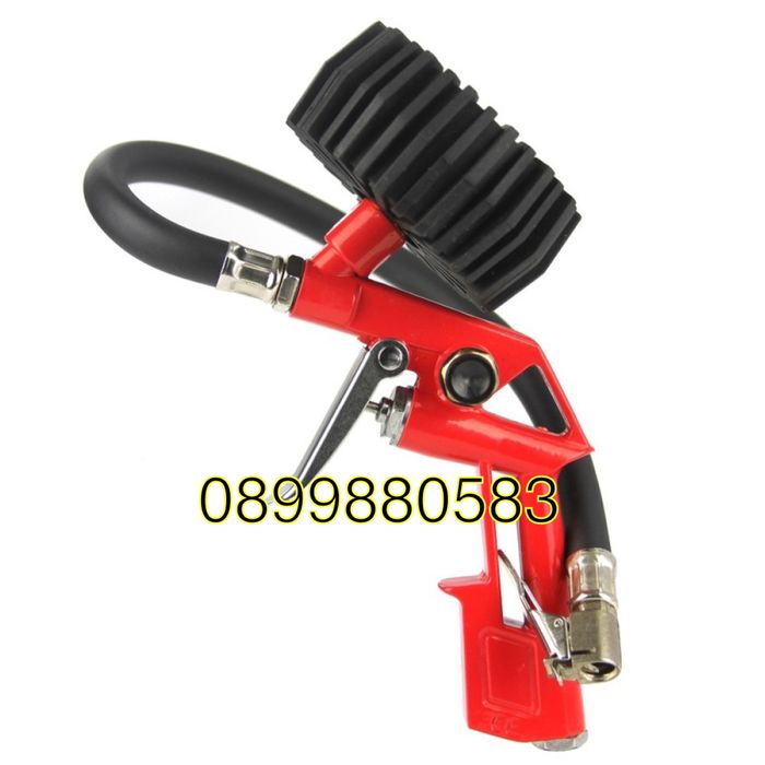 Пневматичен пистолет за помпане на гуми с манометър Mar-Pol