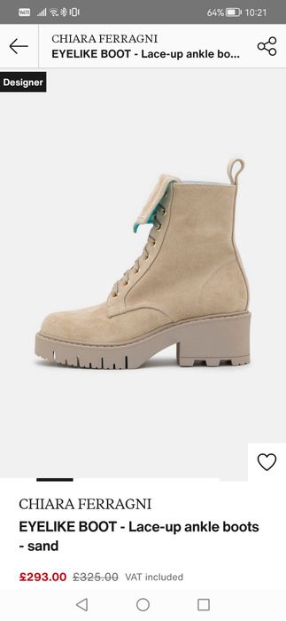 Ghete Eyelike piele întoarsă Chiara Ferragni 36