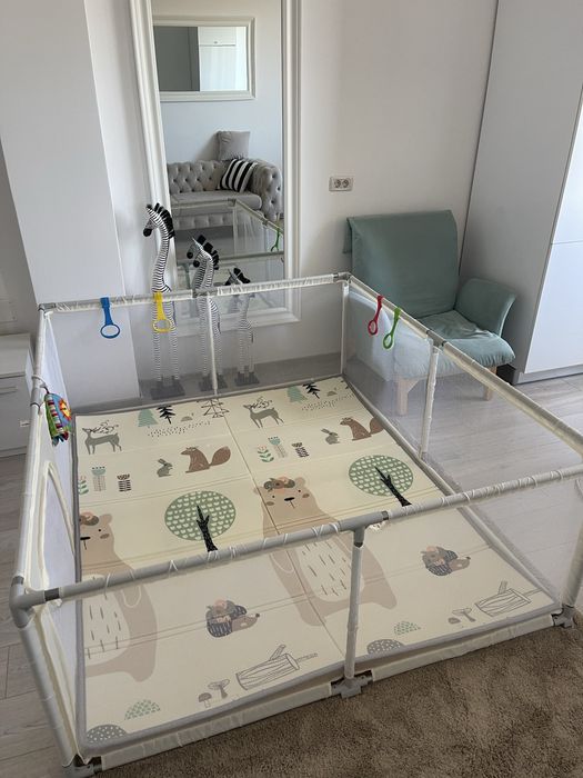 Tarc de joaca pentru copii Nichiduta 150x180x65 cm