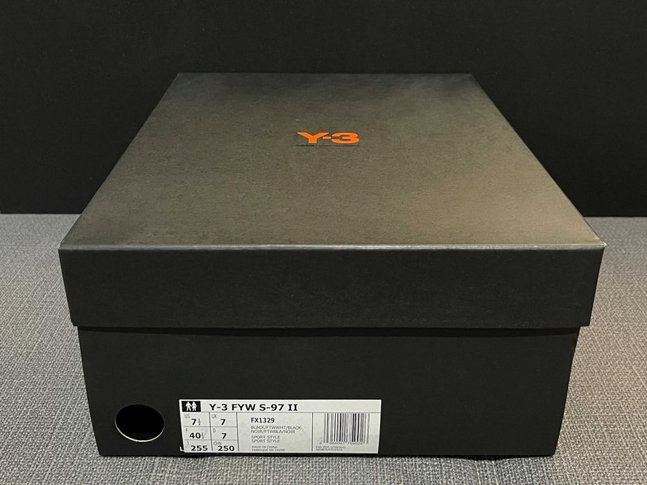 adidas Y-3 Yohji Yamamoto FYW S-97 II Black/White (Factura/Garantie)