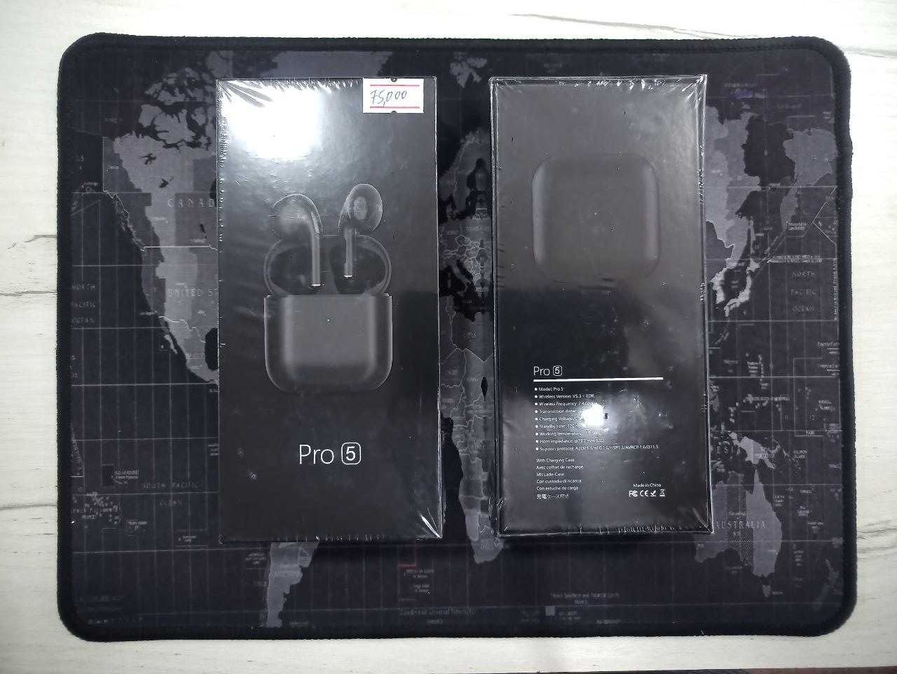 AirPods Pro 5 Black  IOS Android madel Pro 5 Black